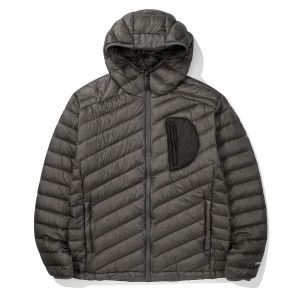 시에라디자인 로사 ROSA 경량 구스다운 후드자켓 차콜 1856391_이미지