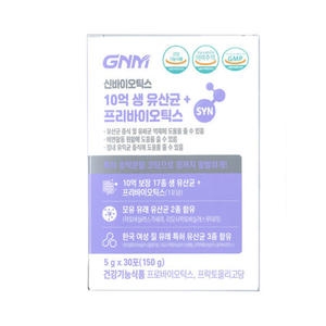 GNM자연의품격 10억 생 유산균 + 프리바이오틱스 5g 30포 (12개)