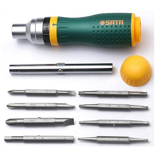 사타  라쳇 드라이버 세트 (19pcs)