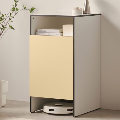 공간철학 마레 로봇청소기 미니 수납장 오픈형 500_이미지