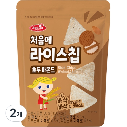 처음에 라이스칩 호두아몬드 30g