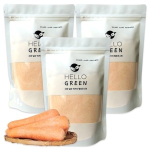 헬로우 국산 당근 분말 250gX3 팩 총750g_이미지