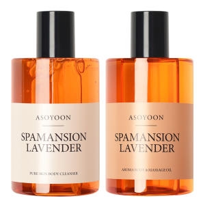아소윤 스파맨션 바디로션 바디오일 400ml 세트