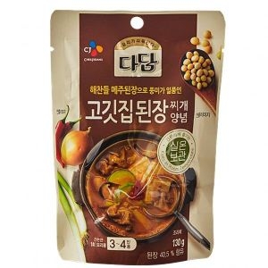  백설 한끼식탁 고깃집 된장 찌개양념 130g[1개]