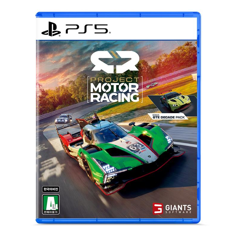 자이언츠 소프트웨어 프로젝트 모터 레이싱 한글판 (PS5, 패키지디스크)