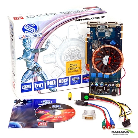 SAPPHIRE 라데온 X1950GT 오버에디션 256MB VF9 이엠텍_이미지