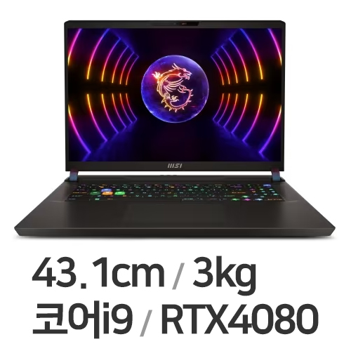 MSI GP시리즈 Vector GP78 HX 13VH-i9 QHD (SSD 1TB)