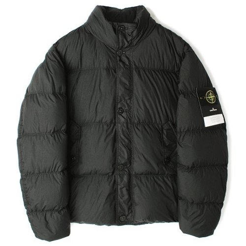 스톤아일랜드 남성 와펜 패치 크링클랩스 다운 패딩_811540123 V0062_이미지