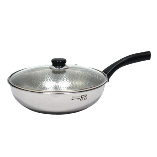 키친아트 일품 IH 엠보 통5중 궁중팬 (28cm+유리뚜껑)_이미지