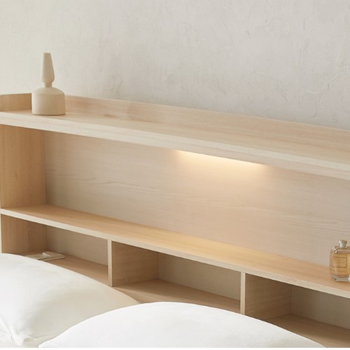 세진TLS 카르멘 서랍 LED침대 Q (독립스프링)_이미지