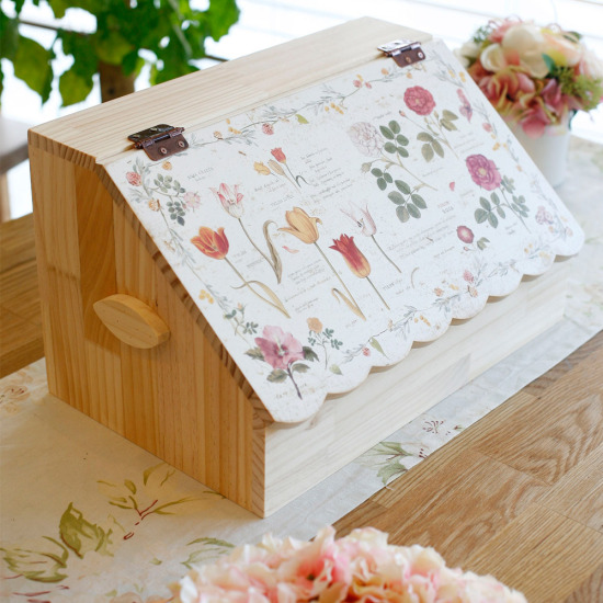 루미아 루미아 플랜트 튤립 원목 다용도수납 함 ST-102