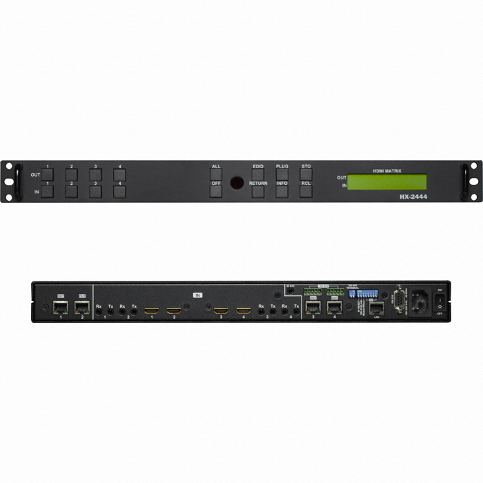 강원전자 NETmate 미디어 매트릭스 솔루션 CAT.5 HDMI 4:4 분배기 (HX-2444)이미지입니다. 누르면 해당 게시물로 새창이동합니다.