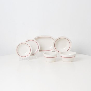 시라쿠스 쉐난고 카디날 1인 그릇 세트 6P