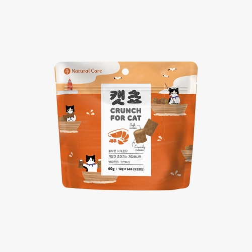 네츄럴코어 캣쵸 새우 60g이미지입니다. 누르면 해당 게시물로 새창이동합니다.