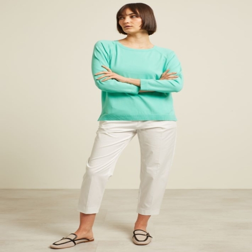 막스마라 아울렛 인트렌드 레반트 팬츠 트라우저 바지 화이트 1CALANTE 890654_이미지