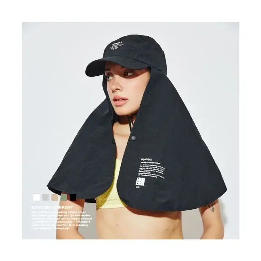 구김스 A798_BK 슈퍼 커버드 웨어 슈우퍼쉘 캡 서핑모자 아웃도어 모자 방수 자외선차단 2016511_이미지