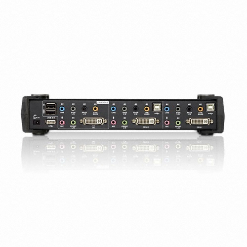 ATEN 2포트 USB DVI 듀얼링크 KVMP KVM 스위치 (CS1782A)_이미지