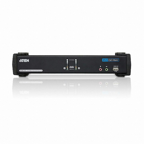ATEN 2포트 USB DVI 듀얼링크 KVMP KVM 스위치 (CS1782A)_이미지