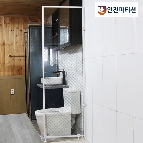 안전파티션 AW110 망임 강화유리 파티션 600