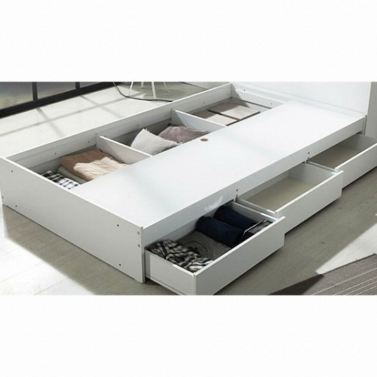 파로마 로라 수납 LED침대 SS (본넬스프링)_이미지