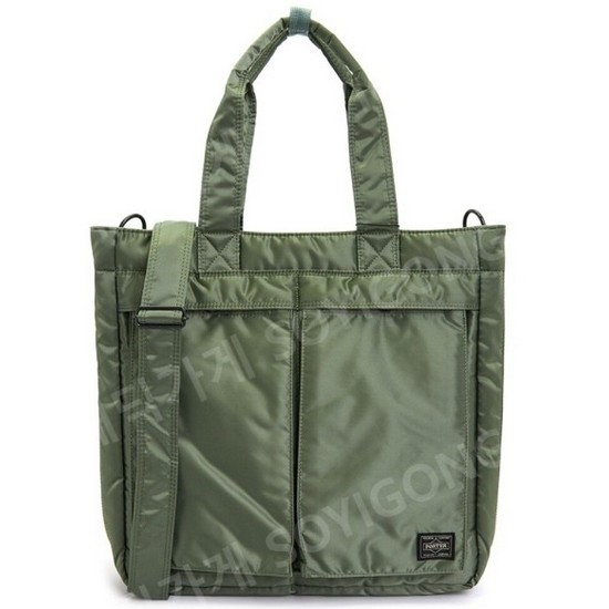 포터 요시다 포터 Porter 탱커 TANKER 2WAY 토트백 아이언 블루 622-76673 노트북 서류 가방