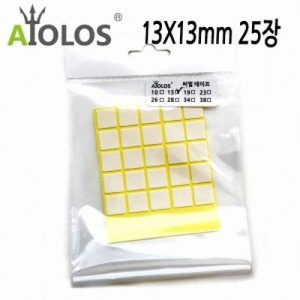 AiOLOS 써멀 테이프 13x13mm (25장)_이미지