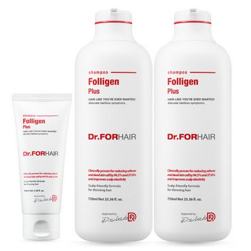 닥터포헤어 폴리젠 플러스 샴푸 750ml+100ml (750ml 2개+100ml 1개)_이미지