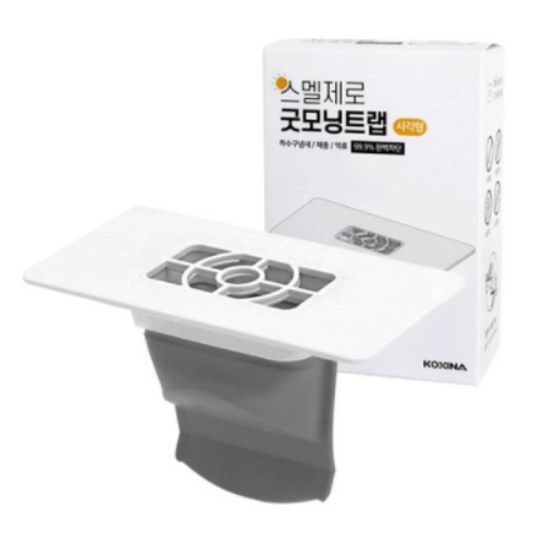 스멜제로 욕실용 굿모닝 트랩 사각 145