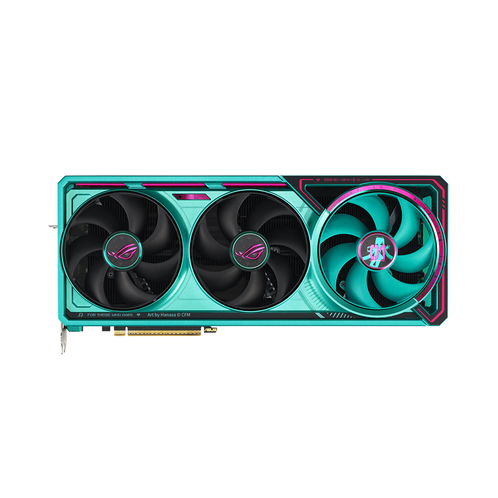ASUS ROG Astral 지포스 RTX 5080 OC D7 16GB 하츠네 미쿠 에디션 대원씨티에스_이미지
