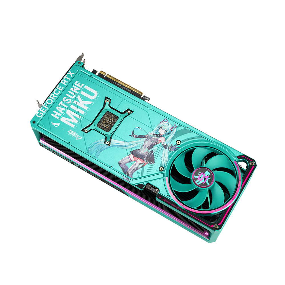 ASUS ROG Astral 지포스 RTX 5080 OC D7 16GB 하츠네 미쿠 에디션 대원씨티에스_이미지