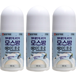 일양약품 벌레물린데 쏘인데 모스밤 에이드프로 60ml 3개_이미지