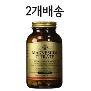 솔가 마그네슘 구연산 120캡슐 (2개)