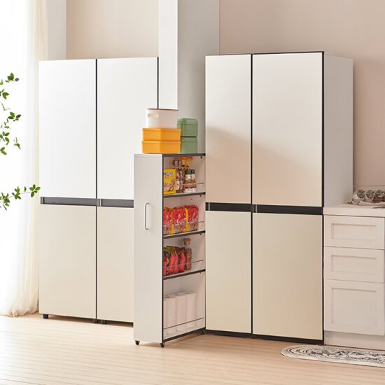 나무뜰  쉬프 E0 슬라이딩 틈새수납장 200