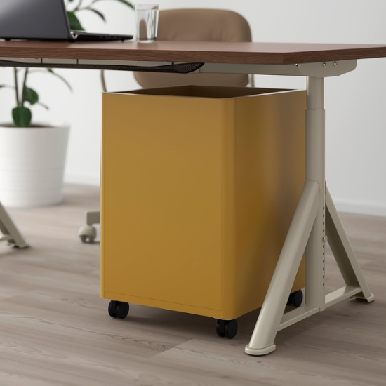 이케아 이도센 서랍장 2단 이동식 책상수납장_이미지