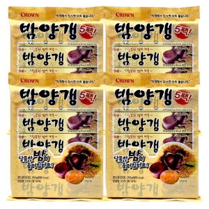크라운제과 밤양갱이 밤 양갱 주전부리 간식 50g (20개)_이미지