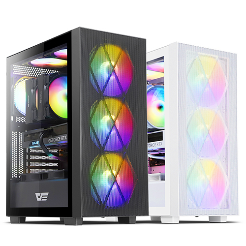 darkFlash DK370 MESH RGB 강화유리