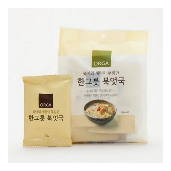 올가홀푸드 ORGA 북어와 계란이 푸짐한 한그릇 북엇국 30g (1개)_이미지