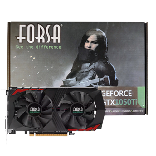 FORSA 지포스 GTX1050 Ti D5 <b>4GB</b> DUAL