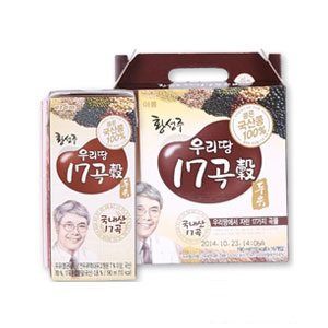 이롬 황성주 국산콩 두유 우리땅 17곡 190ml (32개)_이미지