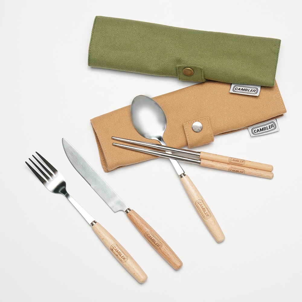 캠블러 캠핑 수저 세트 4P