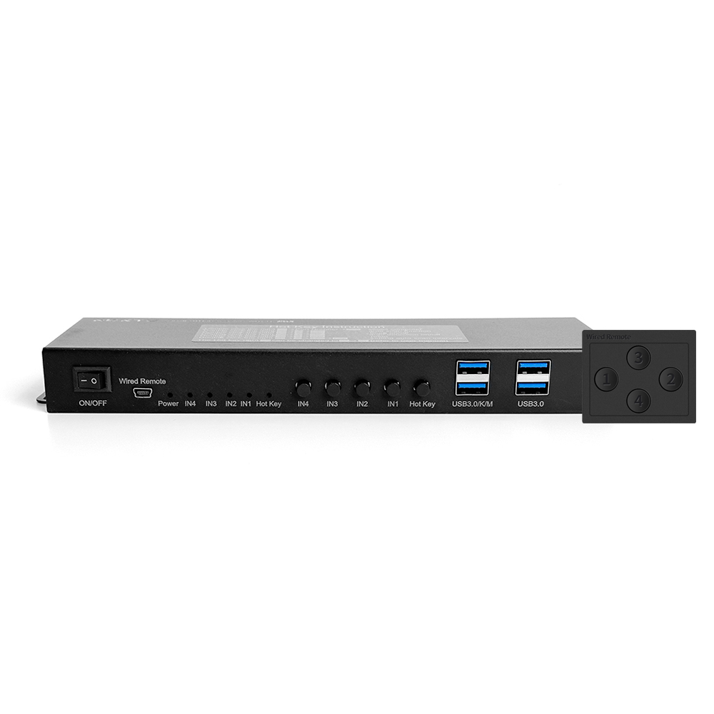 이지넷유비쿼터스 넥스트 4포트 USB HDMI KVM 스위치 (NEXT-7014KVM-KP)이미지입니다. 누르면 해당 게시물로 새창이동합니다.