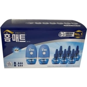 <b>홈매트</b> 모기약 훈증기 2개+리퀴드 리필 6개270