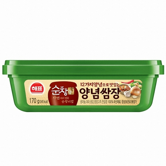 해표 순창궁 발아콩 12가지 양념쌈장 170g (12개)_이미지