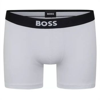 보스 남성 코튼 블렌드 화이트 Boss Mens Cotton Blend Boxers White 100 43084701 12548..