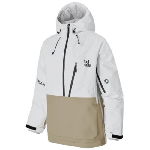 셀시우스 보드복 스톰 아노락 자켓 화이트카라멜_이미지