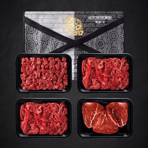 목사골농장 1등급 한우선물세트 국거리 500g+불고기 1kg+육전 500g