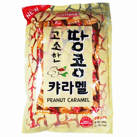 국제제과 멜랜드 고소한 땅콩캬라멜 400g (1개)