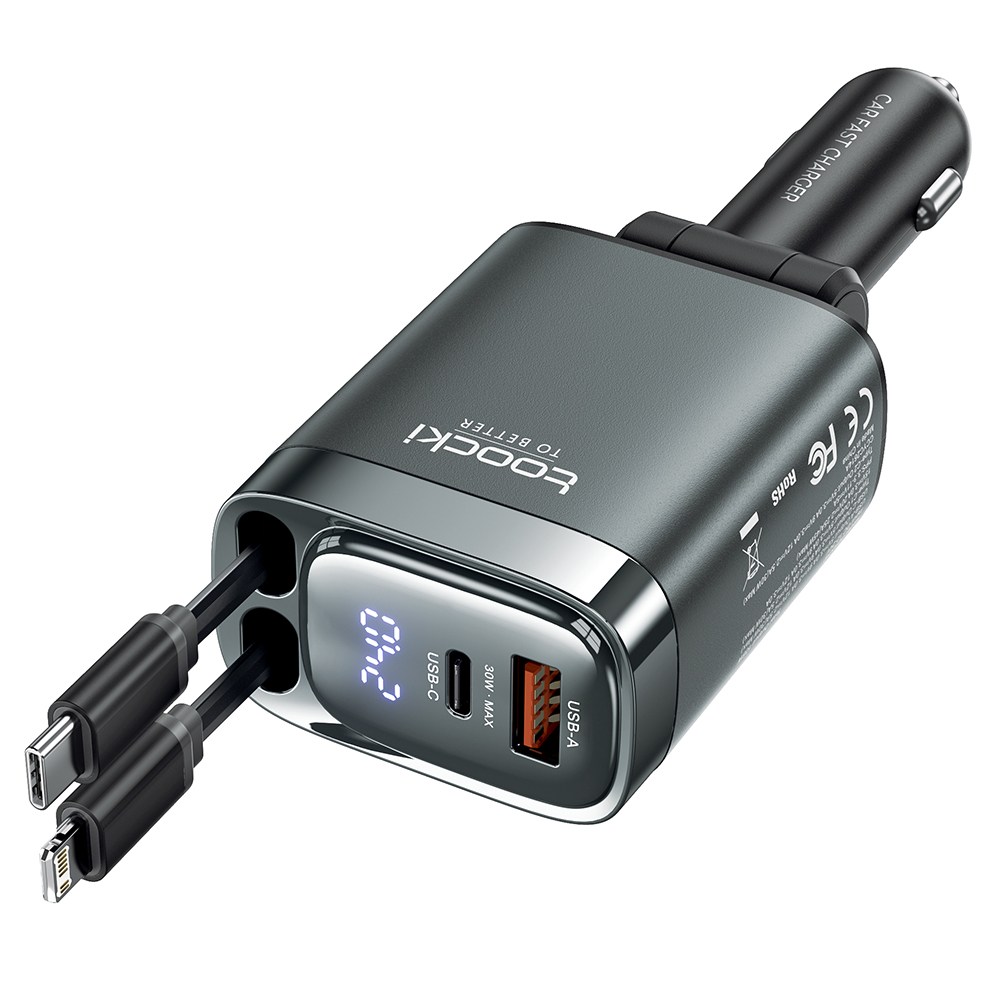 toocki PD105W 4in1 접이식 차량용 충전기 TQ-CC42