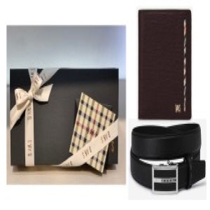  닥스 쇼핑백동봉 중지갑벨트세트_DBWA9F913DBBE9F990