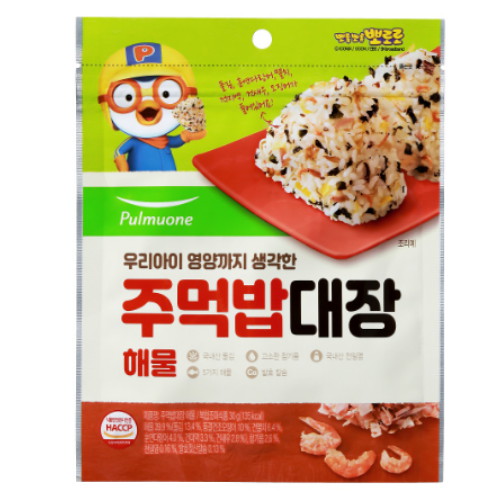 풀무원 주먹밥 대장 해물 30g (1개)_이미지